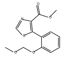4-Oxazolecarboxylic acid, 5-[2-(methoxymethoxy)phenyl]-, methyl ester