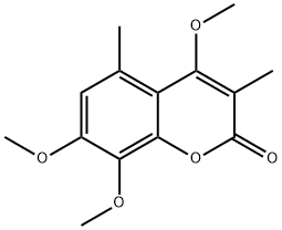 COUMARSABIN, 8-METHOXY Struktur
