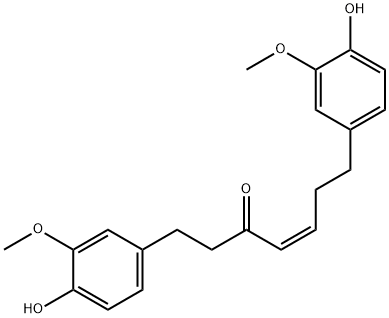 4-Hepten-3-one, 1,7-bis(4-hydroxy-3-methoxyphenyl)-, (4Z)-,81569-02-0,结构式
