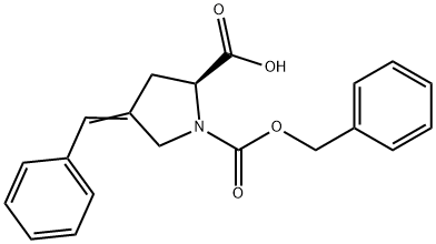 1,2-Pyrrolidinedicarboxylic acid, 4-(phenylmethylene)-, 1-(phenylmethyl) ester, (S)- (9CI)