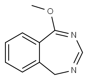1H-2,4-Benzodiazepine, 5-methoxy- Structure