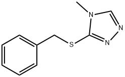4H-1,2,4-Triazole, 4-methyl-3-[(phenylmethyl)thio]-