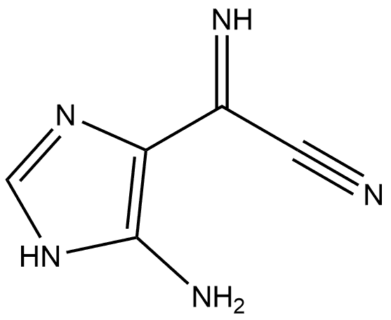 1H-Imidazole-4-acetonitrile, 5-amino-α-imino- Struktur