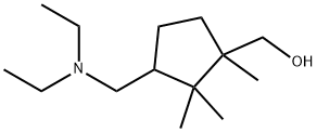 Cyclopentanemethanol?, 3-?[(diethylamino)?methyl]?-?1,?2,?2-?trimethyl- Struktur