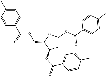 L-erythro-Pentofuranose, 2-deoxy-, tris(4-methylbenzoate) (9CI)