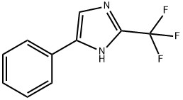 1H-Imidazole, 5-phenyl-2-(trifluoromethyl)-,81769-64-4,结构式
