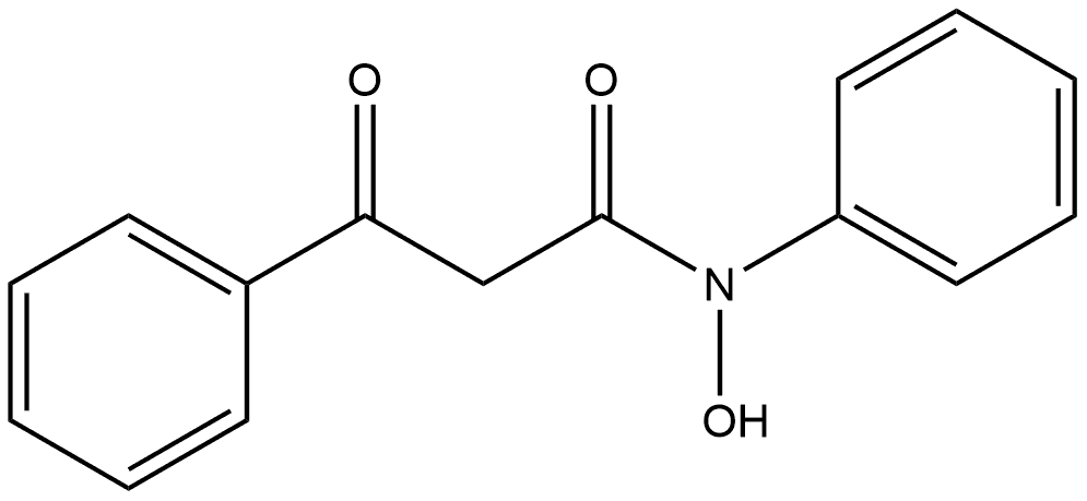Benzenepropanamide, N-hydroxy-β-oxo-N-phenyl-
