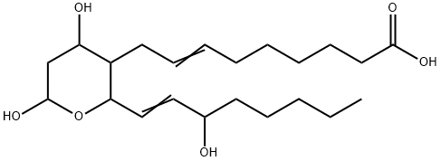 1a,1b-Dihomo-thromboxane B2 Struktur