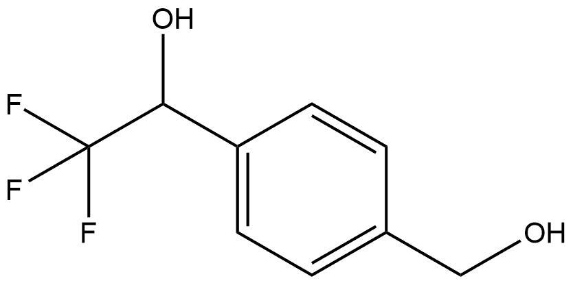 1,4-Benzenedimethanol, α-(trifluoromethyl)- Structure