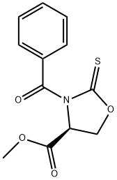 4-Oxazolidinecarboxylic acid, 3-benzoyl-2-thioxo-, methyl ester, (4S)-