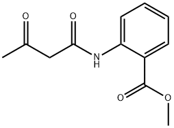 2-(乙酰乙酰氨基)苯甲酸甲酯, 81937-41-9, 结构式