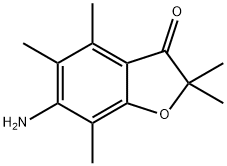3(2H)-Benzofuranone,6-amino-2,2,4,5,7-pentamethyl-(9CI) Struktur
