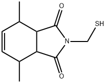 1H-?Isoindole-?1,?3(2H)?-?dione, 3a,?4,?7,?7a-?tetrahydro-?2-?(mercaptomethyl)?-?4,?7-?dimethyl- Structure