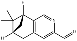 6,?8-?Methanoisoquinoline-?3-?carboxaldehyde, 5,?6,?7,?8-?tetrahydro-?7,?7-?dimethyl-?, (6R,?8R)?- Struktur