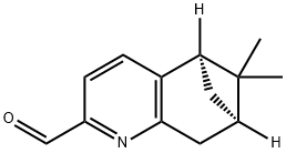5,?7-?Methanoquinoline-?2-?carboxaldehyde, 5,?6,?7,?8-?tetrahydro-?6,?6-?dimethyl-?, (5R,?7R)?- Structure