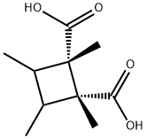 1,?2-?Cyclobutanedicarboxy?lic acid, 1,?2,?3,?4-?tetramethyl-?, (1S,?2R)?-,821788-15-2,结构式