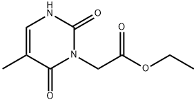 1(2H)?-?Pyrimidineacetic acid, 3,?6-?dihydro-?5-?methyl-?2,?6-?dioxo-?, ethyl ester Structure