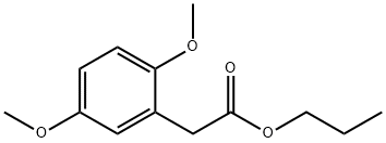 Benzeneacetic acid, 2,5-dimethoxy-, propyl ester
