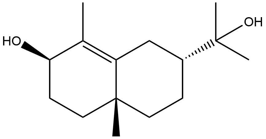 2-Naphthalenemethanol, 1,2,3,4,4a,5,6,7-octahydro-7-hydroxy-α,α,4a,8-tetramethyl-, (2R,4aR,7R)- Structure