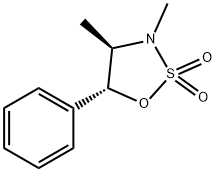 1,?2,?3-?Oxathiazolidine, 3,?4-?dimethyl-?5-?phenyl-?, 2,?2-?dioxide, (4R,?5R)?- Struktur
