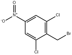 Benzene, 2-(bromomethyl)-1,3-dichloro-5-nitro- Struktur