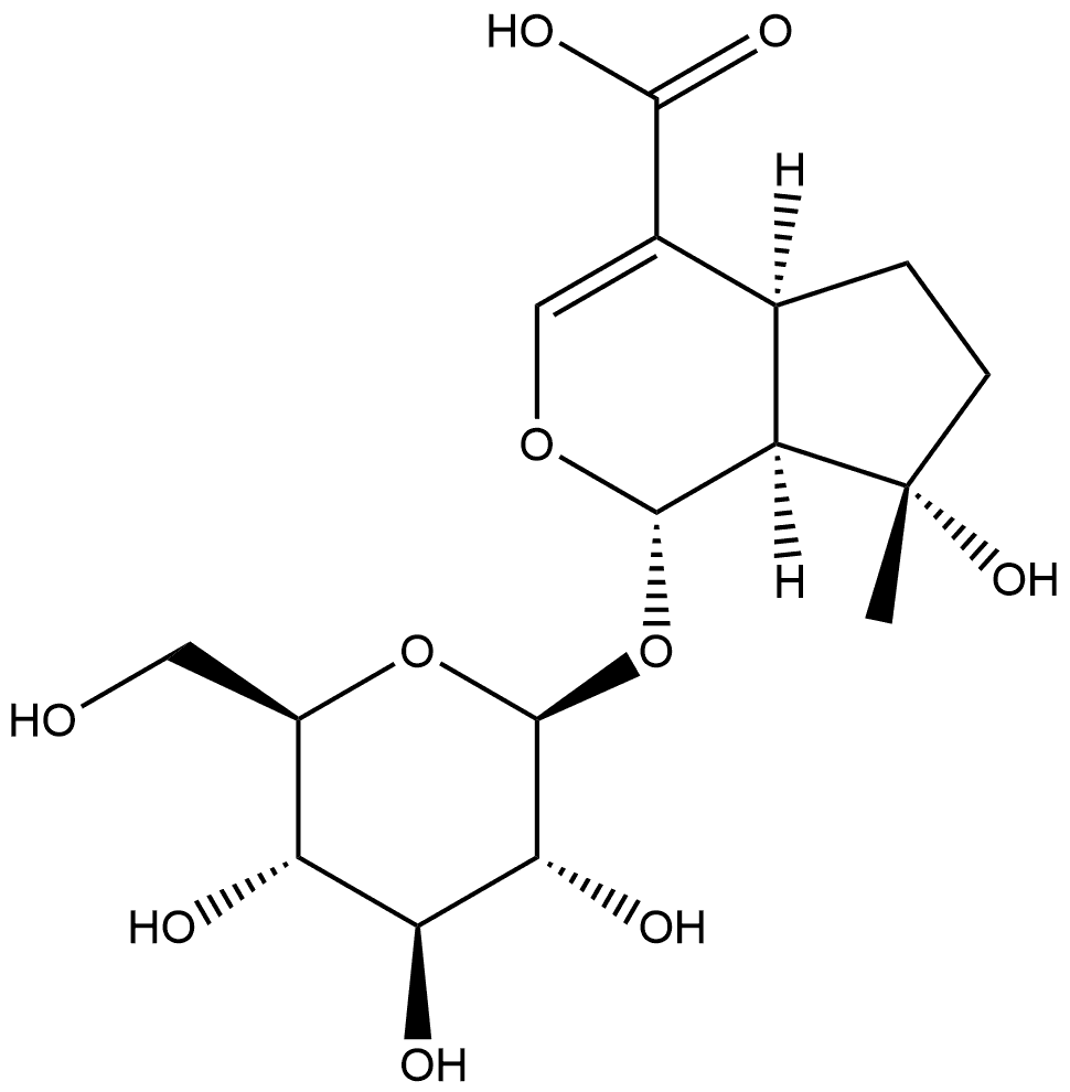 玉叶金花苷酸, 82451-22-7, 结构式
