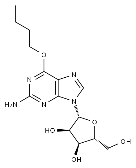 O(6)-butylguanosine Structure