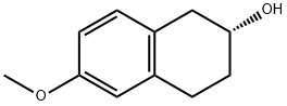 2-Naphthalenol, 1,2,3,4-tetrahydro-6-methoxy-, (2R)- Structure