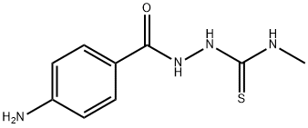 Benzoic acid, 4-amino-, 2-[(methylamino)thioxomethyl]hydrazide Structure