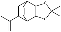 4,?7-?Ethano-?1,?3-?benzodioxole, 3a,?4,?7,?7a-?tetrahydro-?2,?2-?dimethyl-?8-?(1-?methylethenyl)?- Structure