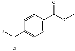 Benzoic acid, 4-(dichloroiodo)-, methyl ester Structure