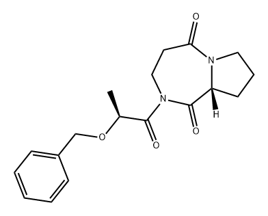 1H-Pyrrolo[1,2-a][1,4]diazepine-1,5(2H)-dione, hexahydro-2-[1-oxo-2-(phenylmethoxy)propyl]-, [R-(R*,S*)]- (9CI)
