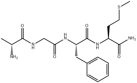阿片类肽D-A-GFM-NH2, 82948-89-8, 结构式