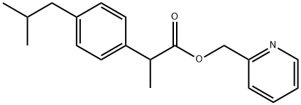Ibuprofen piconol Struktur