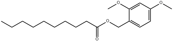Decanoic acid, (2,4-dimethoxyphenyl)methyl ester