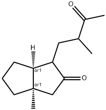 2(1H)?-?Pentalenone, hexahydro-?3a-?methyl-?1-?(2-?methyl-?3-?oxobutyl)?-?, (3aR,?6aS)?-?rel- Structure
