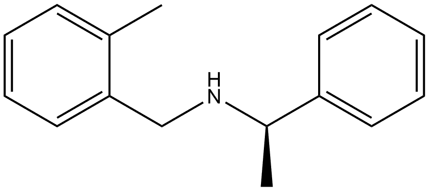 Benzenemethanamine, α-?methyl-?N-?[(2-?methylphenyl)?methyl]?-?, (αR)?- Structure