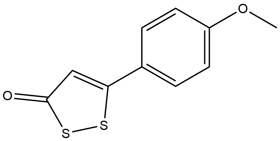 3H-1,2-Dithiol-3-one, 5-(4-methoxyphenyl)-