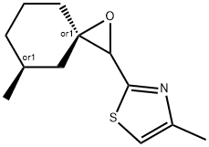 Thiazole, 4-?methyl-?2-?[(3R,?5S)?-?5-?methyl-?1-?oxaspiro[2.5]?oct-?2-?yl]?-?, rel- (9CI),831224-85-2,结构式