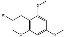 Benzeneethanol, 2,4,6-trimethoxy- Structure
