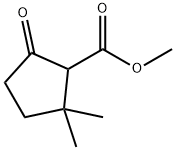 Cyclopentanecarboxylic acid, 2,2-dimethyl-5-oxo-, methyl ester Struktur