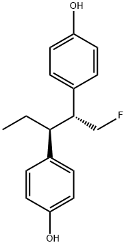 1-fluoronorhexestrol Structure