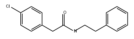 Benzeneacetamide, 4-chloro-N-(2-phenylethyl)- Structure