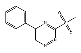 1,2,4-Triazine, 3-(methylsulfonyl)-5-phenyl-