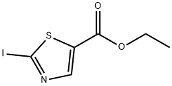 5-Thiazolecarboxylic acid, 2-iodo-, ethyl ester Struktur