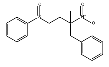 Benzene, [(3-methyl-3-nitro-4-phenylbutyl)sulfinyl]-
