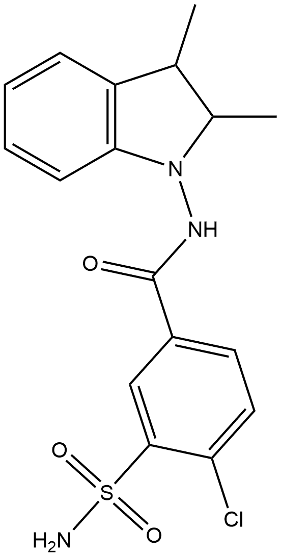 吲达帕胺杂质34, 83592-40-9, 结构式
