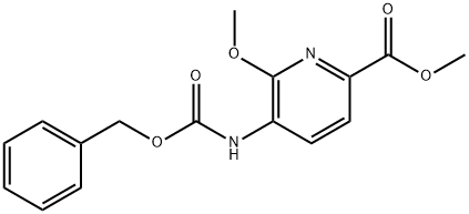 2-Pyridinecarboxylic acid, 6-methoxy-5-[[(phenylmethoxy)carbonyl]amino]-, methyl ester