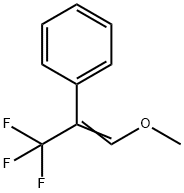 Benzene, [2-methoxy-1-(trifluoromethyl)ethenyl]- Structure