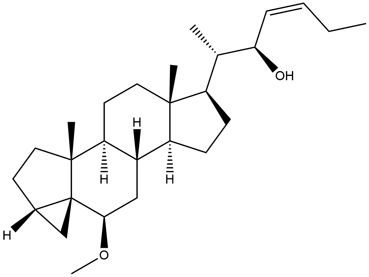 3,5-Cyclo-27-norcholest-23-en-22-ol, 6-methoxy-, (3β,5α,6β,22R,23Z)- (9CI)